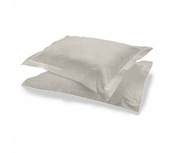 100% Cotton Pair of Oxford Pillowcases - Silver