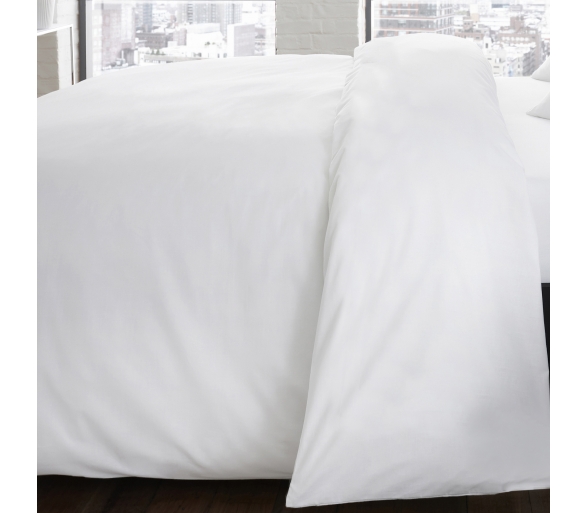 Serene Plain Dye White Duvet Cover J Rosenthal & Son