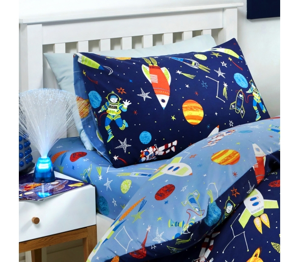 Supersonic Blue Fitted Sheet