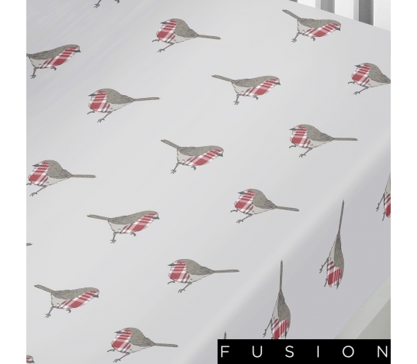 Robin Red Fitted Bed Sheet