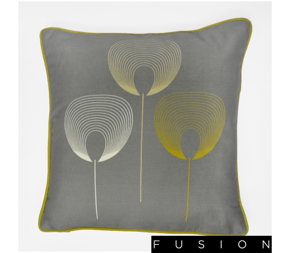 Delta	Grey Filled Cushion
