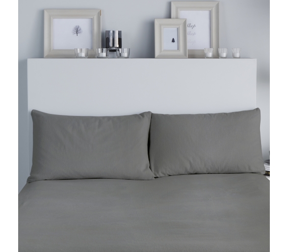 Brushed Charcoal Pillowcases