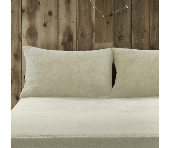 Teddy Fleece Ivory Pillowcases
