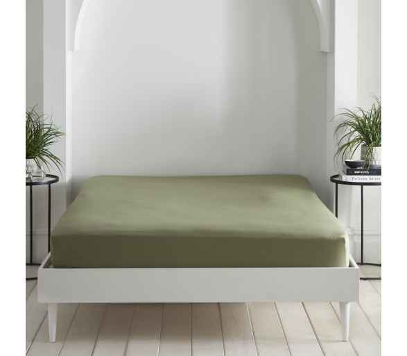 Cassia - Khaki Fitted Sheets