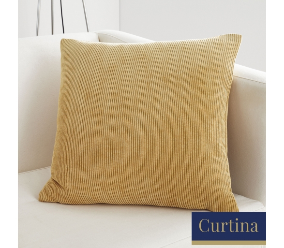 Kilbride Cord Ochre Cushion Cover
