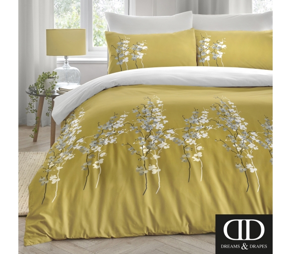 Oriental Flower - Ochre Bedding