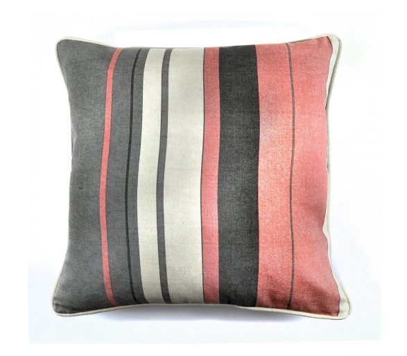 Whitworth Stripe - Blush Filled Cushion