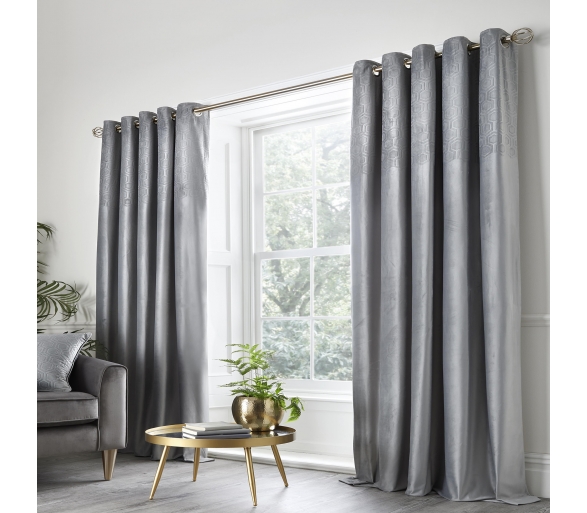Jasper - Silver Curtains
