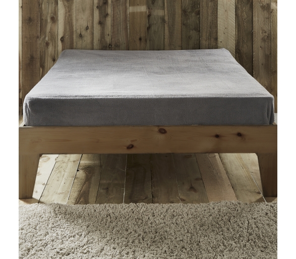 Teddy Fleece Silver Fitted Sheets