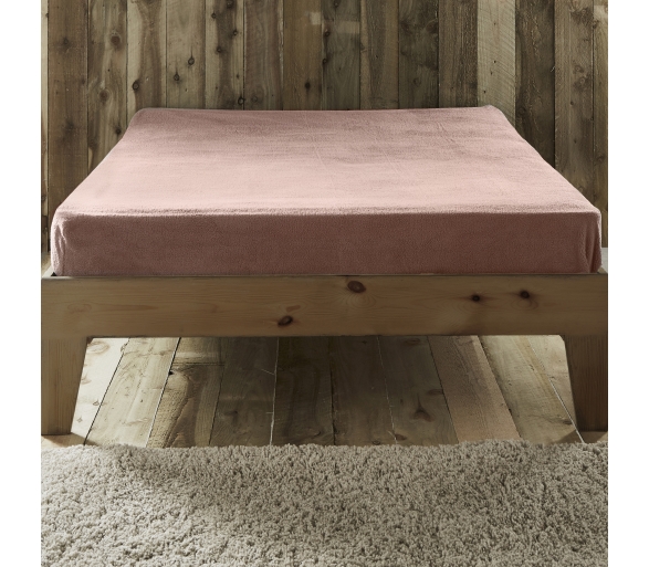 Teddy Fleece Blush Fitted Sheets