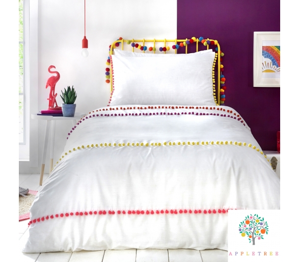 Pom Pom Stripe - Multicolour Bedding