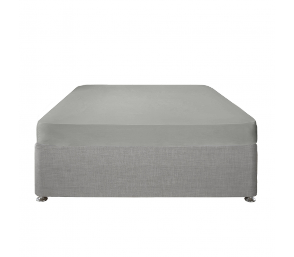 Grey - 25cm Fitted Sheet