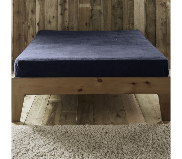Teddy Fleece Navy Fitted Sheets