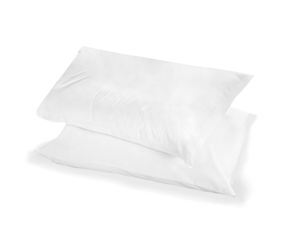 100% Cotton Pair of Housewife Pillowcases - White