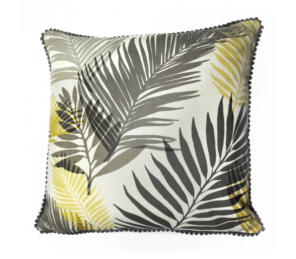 Tropical - Ochre Filled Cushion