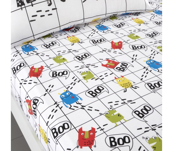 Monster Mob - Fitted Bed Sheets (Twin Pack)