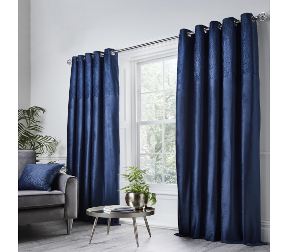 Jasper - Navy Curtains
