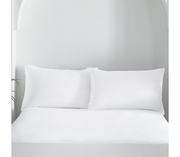 Cassia - White Housewife Pillowcases
