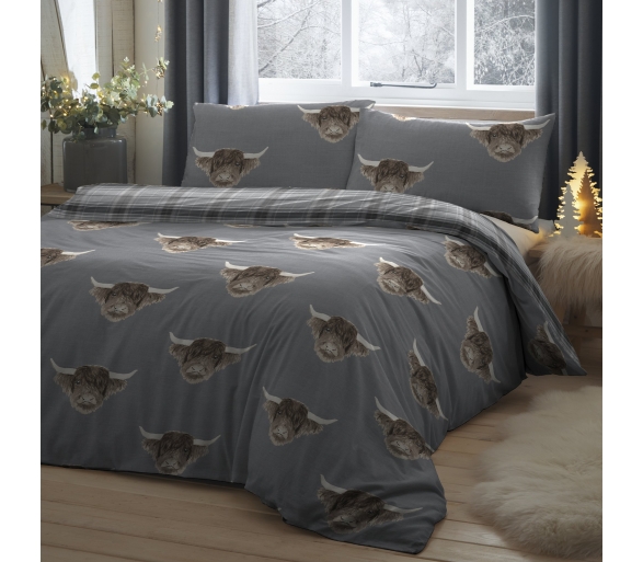 Highland Cow - Grey