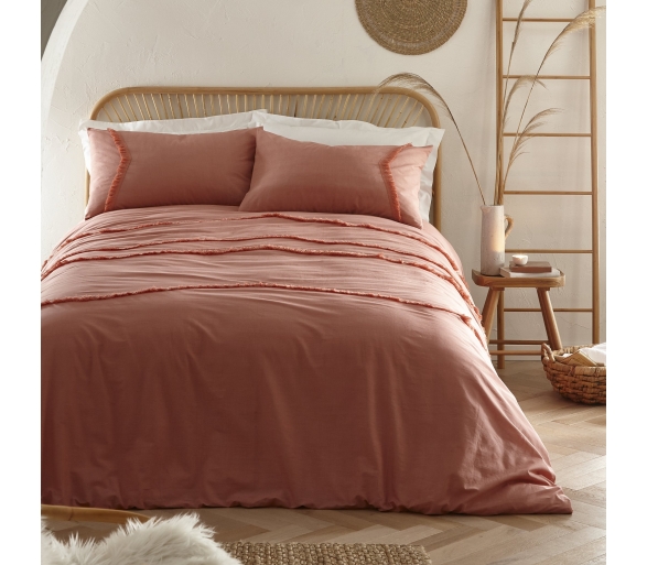 Tabitha - Dark Coral Bedding