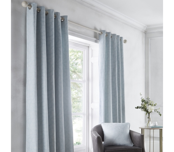 Telford - Duck Egg Eyelet Curtains