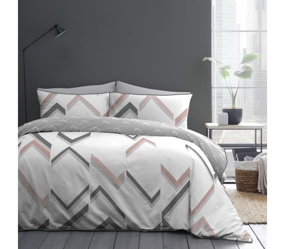 Fractured Lines - Blush Bedding