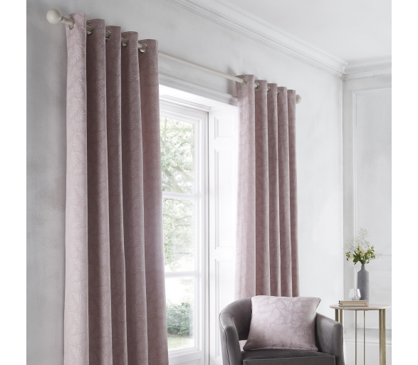 Telford - Blush Eyelet Curtains
