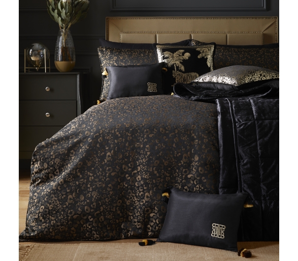 Roar	Black & Gold Duvet Cover Set