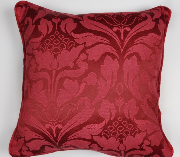Eastbourne Burgundy Filled Cushion