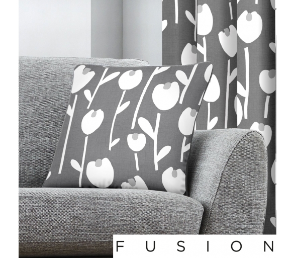 Alabar - Grey Filled Cushion