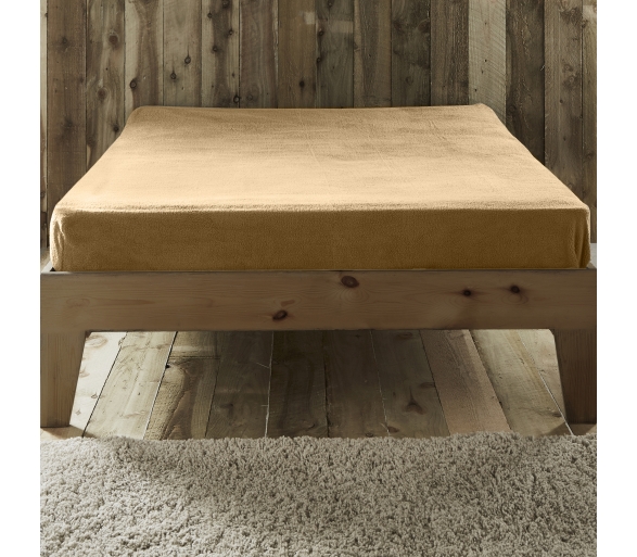 Teddy Fleece Ochre Fitted Sheets