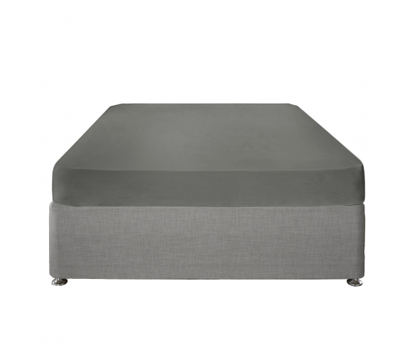 Charcoal - 32cm Deep Fitted Sheet