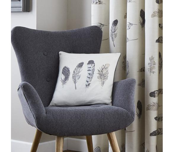 Idaho Charcoal Cushion Cover